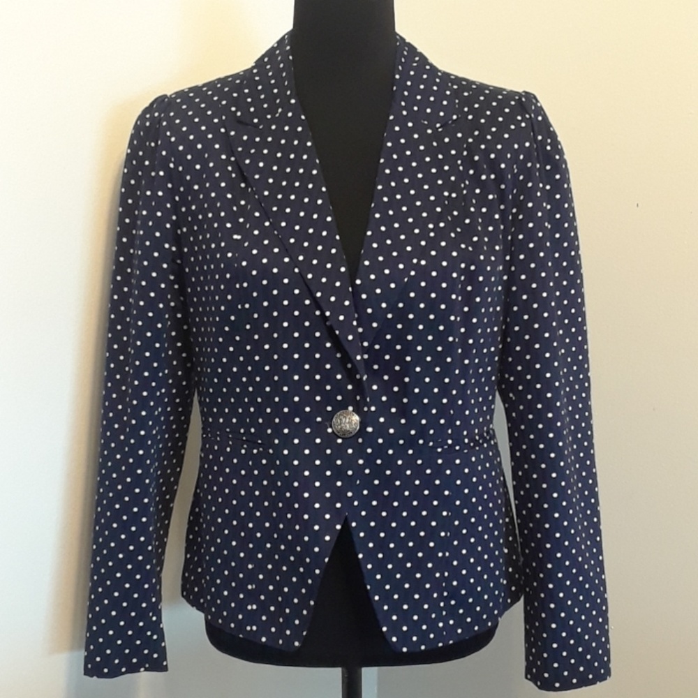 Cynthia Rowley Polka Dot Blazer